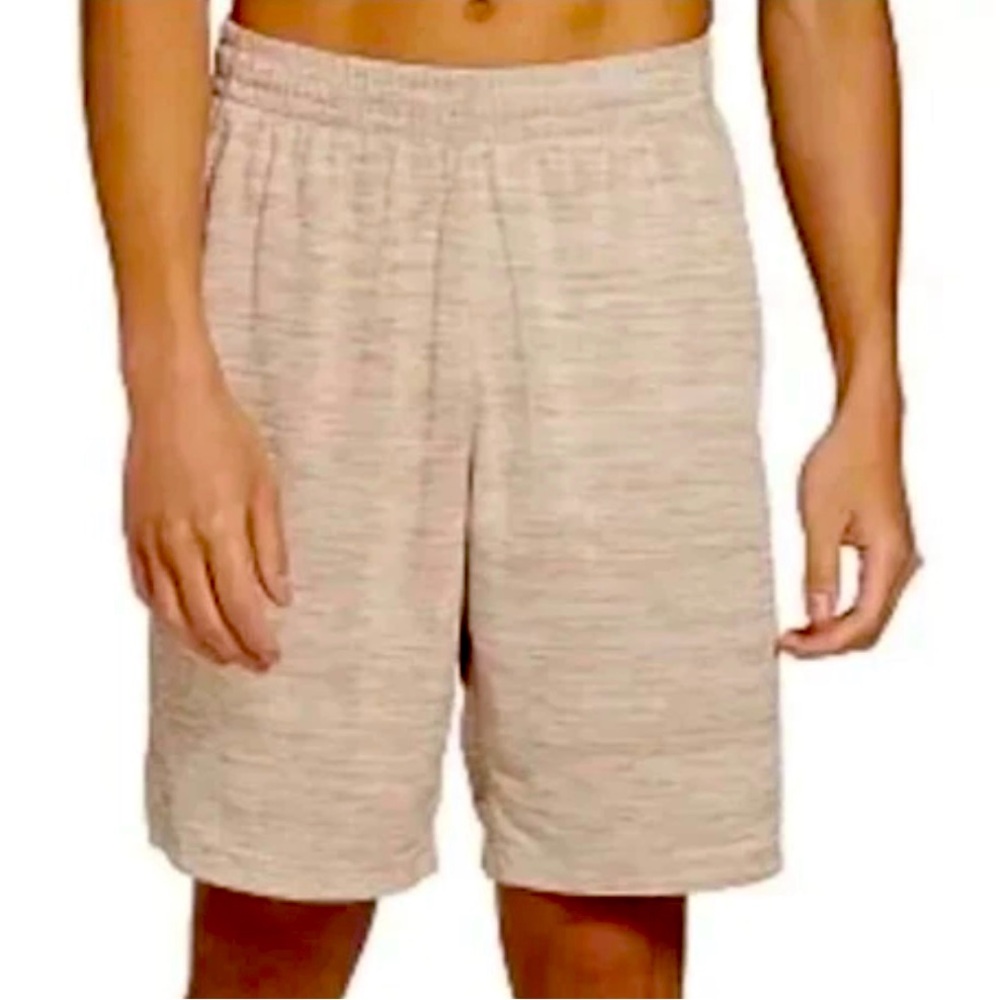 DSG Knit Training Shorts Mens Size Small Khaki Tan Pull On Casual Running Sports